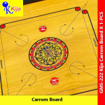 Kijo GMS-222 Premier A Standard Size Carrom Board Classic Wood #Kijo #GMS-222 #CarromBoard